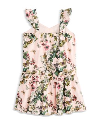Girls' Printed Poplin Dress, Little Kid, Big Kid - Exclusive