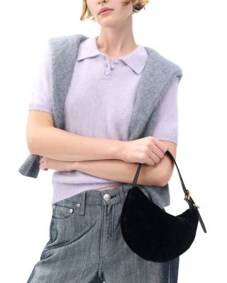 Mercer Small Shearling Hobo Bag