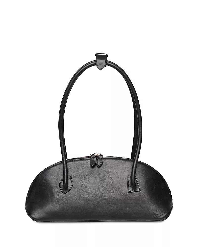 Liffner East/West Leather Dome Bag
