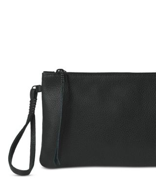 Slim Grained Leather Pochette