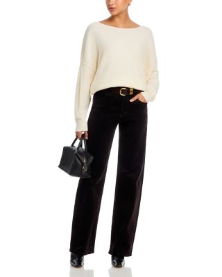 Boat Neck Drop Sleeve Sweater