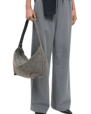 Large Demy Suede Shoulder Bag