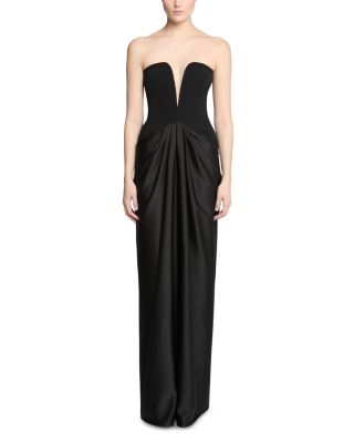 Sanna Plunging Neck Gown