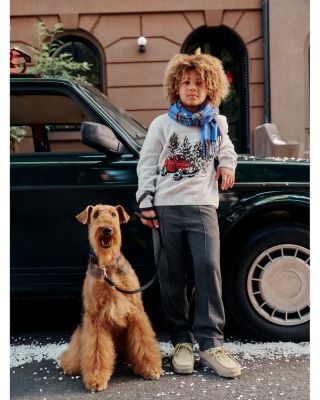 Boys' Truck Crewneck Sweater - Big Kid