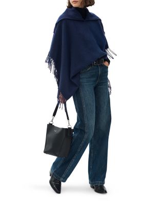 Darcey Wool Cowl Poncho