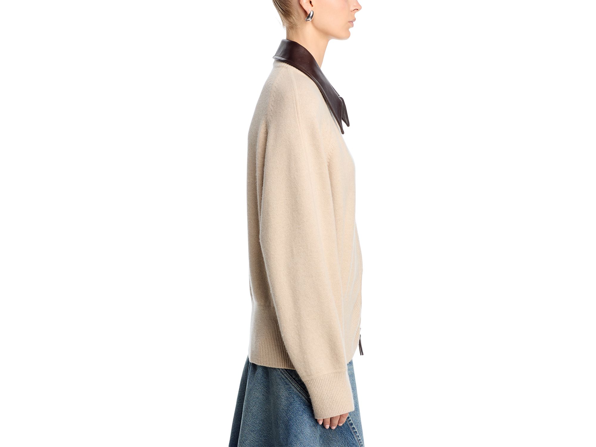 Conrad Cashmere Zippered Jacket — Image 4