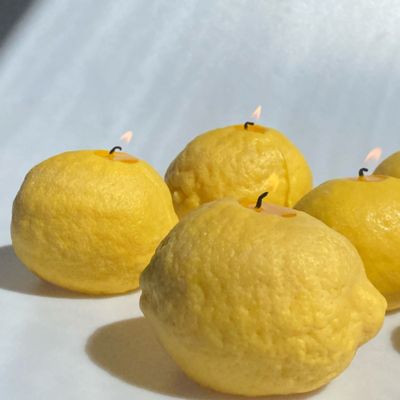 Large Lemon Candle
