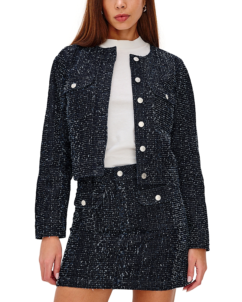 Rails Capistrano Tweed Jacket In Black