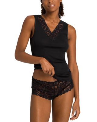 Moments Cotton Lace-Trim Tank