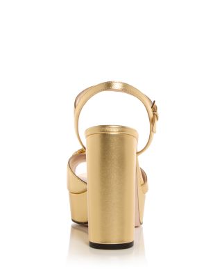 Women's VLogo Embellished Platform Sandals