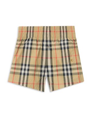 Boys' Atticus Check Swim Shorts - Little Kid