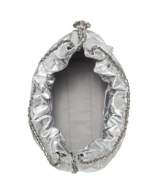 Fleming Mini Metallic Leather Hobo Bag