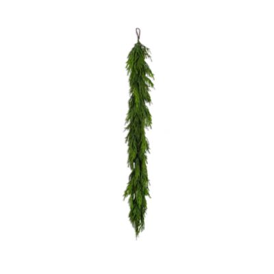 Artificial Real Touch Norfolk Island Pine 6' Garland with Natural Look