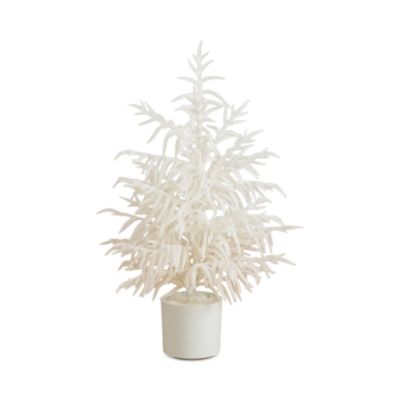 Natural Artificial Real Touch White Norfolk Island Pine 3' Christmas Tree with Natural Look