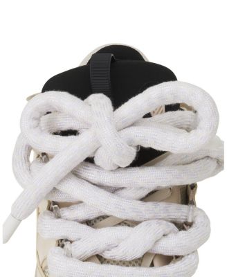  Curb Sneakers In Leather With Snake Laces