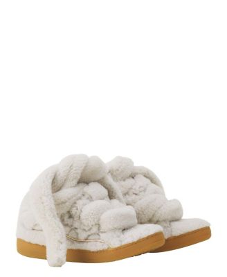  Curb Sneakers In Shearling