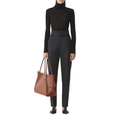  Merino Wool and Silk Turtleneck Sweater