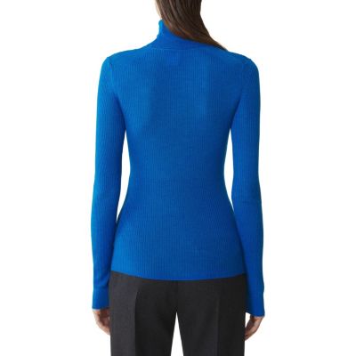  Merino Wool and Silk Turtleneck Sweater