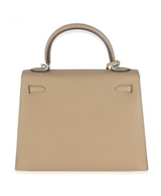 Sellier Kelly 25 Leather Handbag