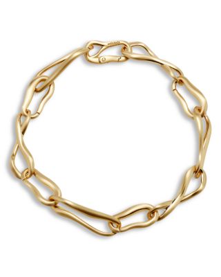 Vera Sculptural Link Necklace, 16.8" 