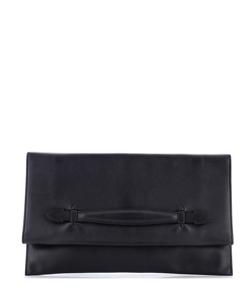 Click to view more detailed imagery on our partner's website Pre-owned Pre-owned Hermes Hermes Pliplat Clutch Swift In Black