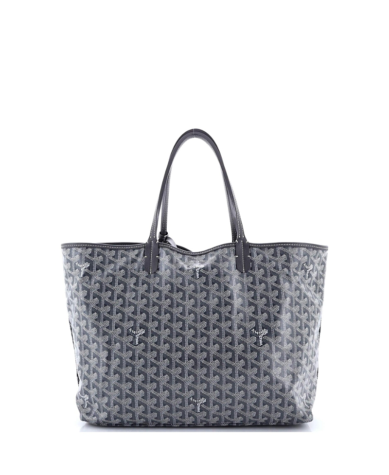 Pre-owned Pre-owned Goyard Goyard Pm Saint Louis Tote Coated Canvas In Gray