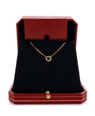  Trinity Choker Necklace 18K Tricolor Gold, 14 - 15.5"