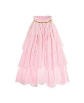 Girls' Pink Princess Tiered Cape - Little Kid, Big Kid