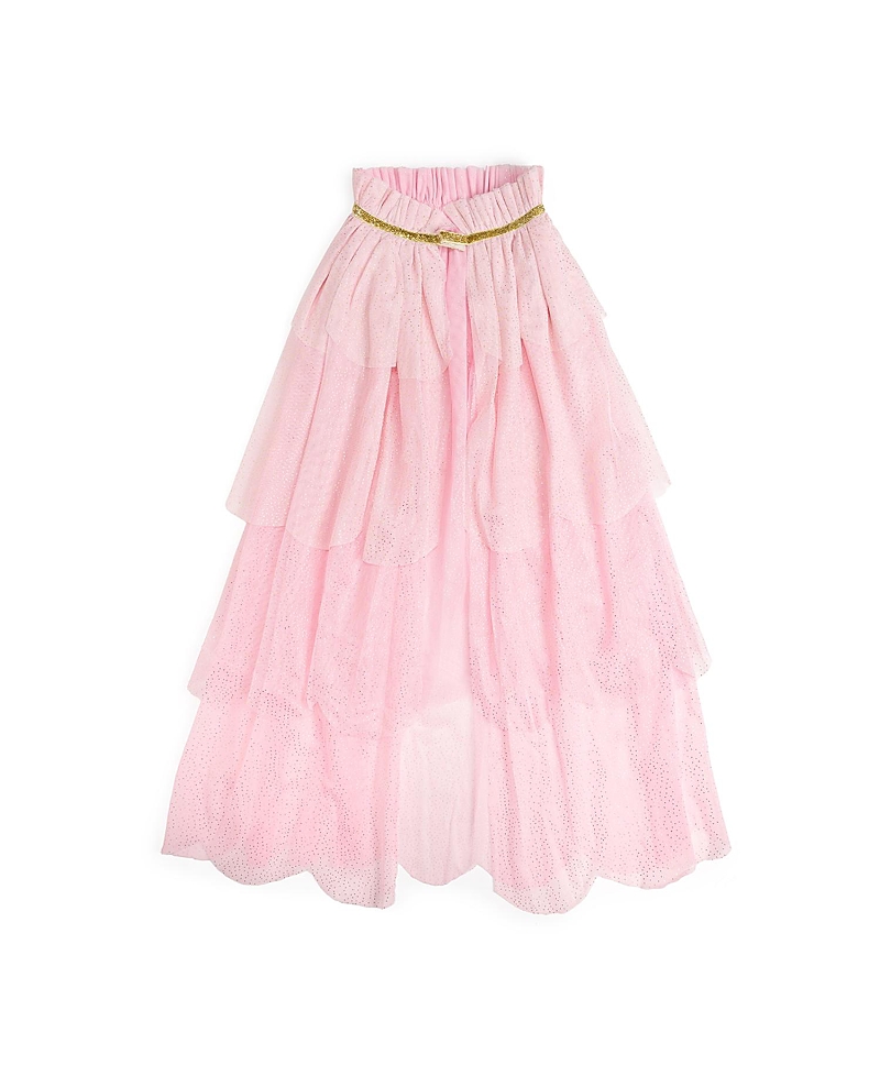 Sweet Wink Girls' Pink Princess Tiered Cape - Little Kid, Big Kid