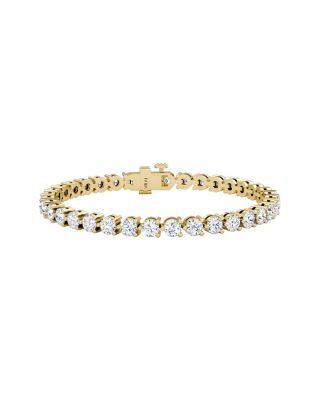  Tennis Bracelet, Large in 14K Gold, 9.25ctw Round Brilliant Lab Grown Diamonds, 7"