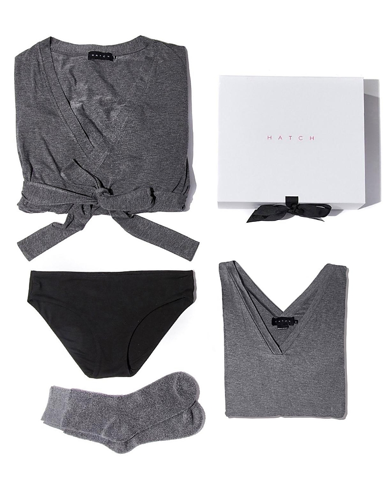 Hatch Collection The Hatch Maternity Hospital Gift Set, Set Of 4 In Gray