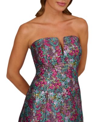 Woven Jacquard Mini Dress