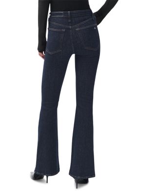 Epic Stretch Dahlia Mid Rise Full Flared Jeans in Rinse