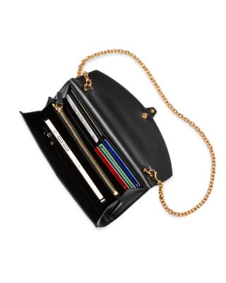 V Leather Wallet On Chain