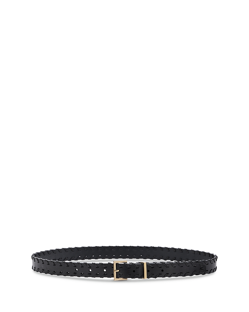 Frame The Whipstitch Belt In Yellow