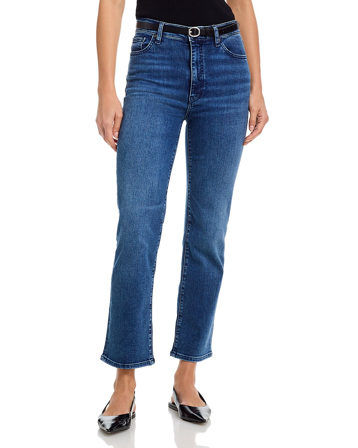 Frame Le Sleek Straight High Rise Jeans
