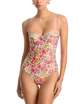 Banana Flowers One Piece Swimsuit
