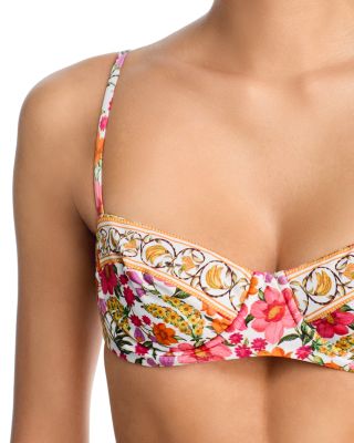Banana Flowers Bikini Top