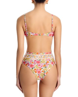 Banana Flowers Bikini Top