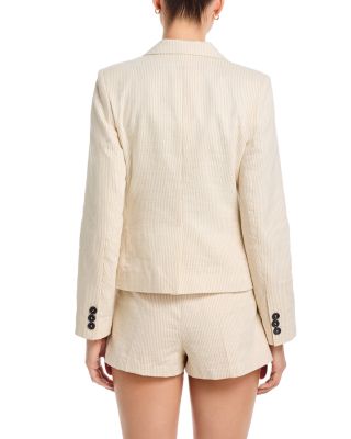 Striped Blazer & Shorts