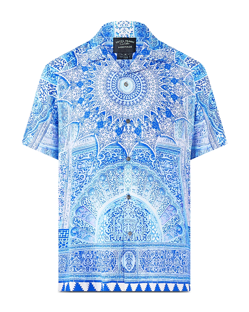 Camilla The Bosphorous Relaxed Fit Short Sleeve Camp Shirt