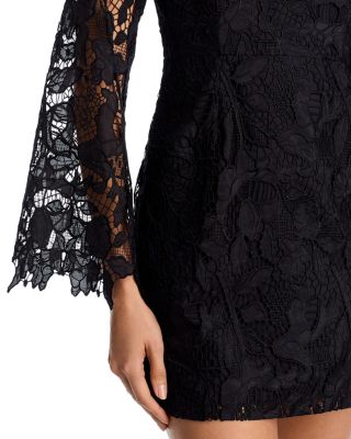 Ido Long Sleeve Lace Mini Dress - Exclusive