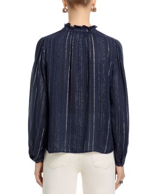 Cynthia Metallic Threaded Blouse