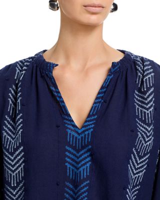 Effie Split Neck Top