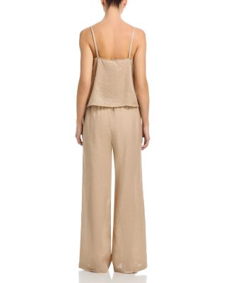 The Linen Camisole & Wide-Leg Pants