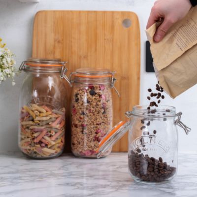 Round Clip Top Jars, Set of 3