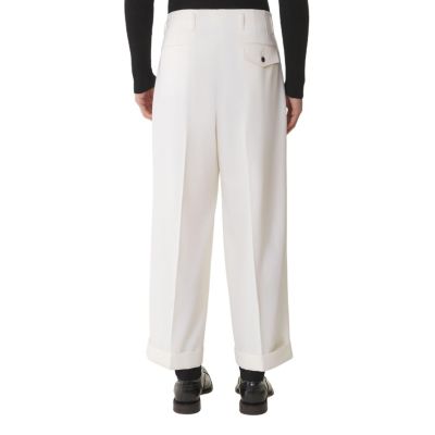 Wide Leg Wool Pants