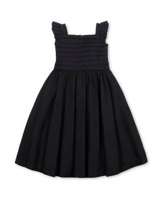 Girls' Organic Pleated Bodice Sateen Party Dress - Little Kid, Big Kid
