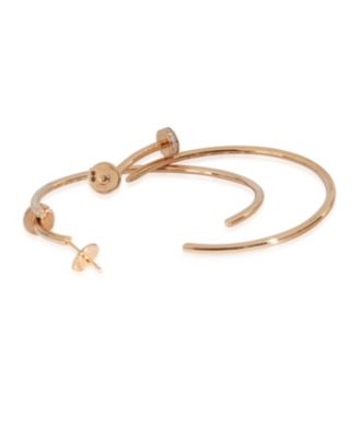  Large Model Juste Un Clou Hoop 18k Rose Gold Earrings