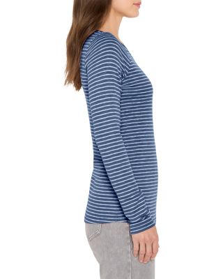 Long Sleeve Boat Neck Top